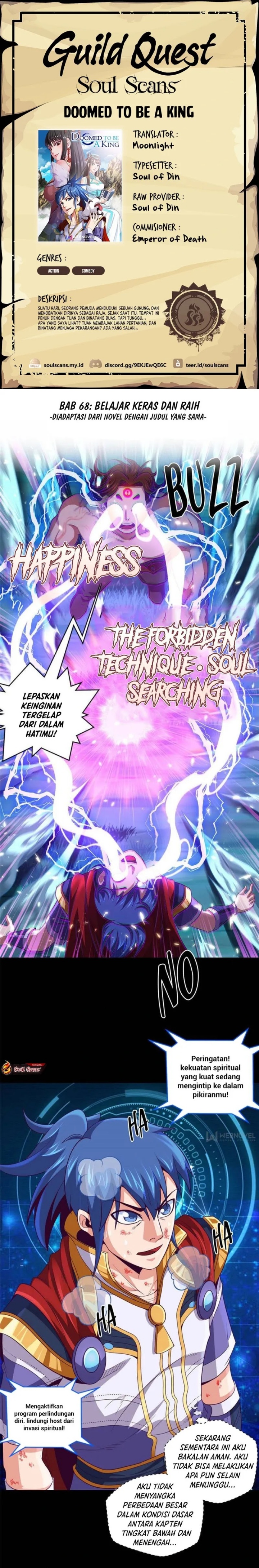 Doomed To Be A King Chapter 68 Bahasa Indonesia